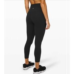 Lululemon Align Pant II 25" Leggings Black Nulu W5CT3S Size 4
